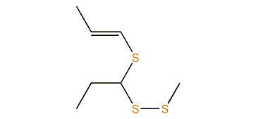 1-(1-Propenylthio)-propyl methyl disulfide